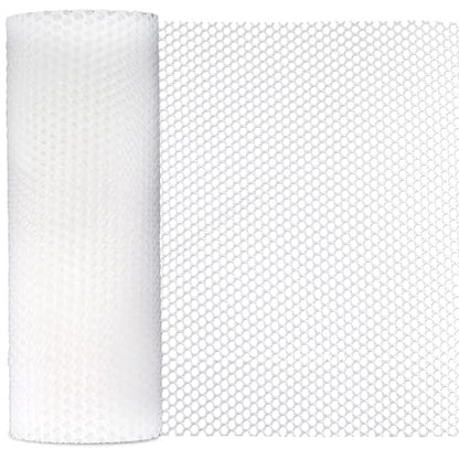 White Plastic Chicken Wire Mesh Fencing- 16in x 40ft Plastic Chicken Wire for Floral Arrangements, Poultry, Animal Barrier, Gardening - color: White-15.7IN×40FT