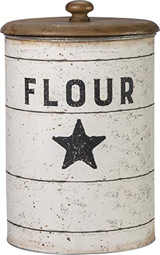 Primitives by Kathy 39060 Farmhouse Tin Canisters, Sugar/Coffee/Flour