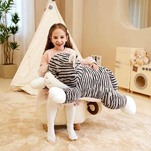 IKASA Giant Striped Cat Stuffed Animal Plush Toy,Large Kitten Big Jumbo Soft Toys,30" Huge Size Cute Plushy Fluffy Fat Plushie,Gifts for Kid - style: Cat