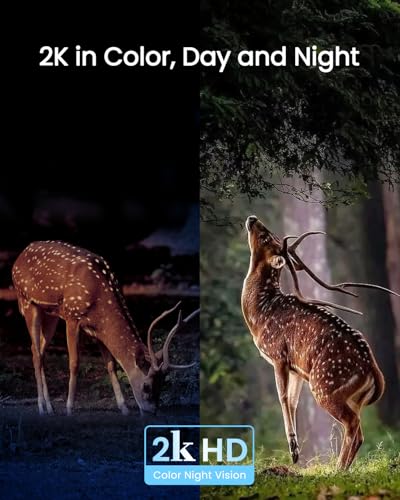 ANRAN 4G LTE Cellular Solar Security Camera Wireless Outdoor, 2K No WiFi Solar Powered Security Camera, 2 Way Audio, Smart Motion Detection, Color Night Vision, IP66, White (32GB & SIM Card Included) - color: 4G-White