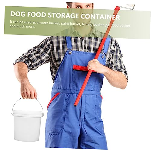 Airtight Food Grade Storage Bucket Thickened Plastic Container with Lid for Pet Food Livestock Feed Water and More Multi Use Sealed Bucket for Home and Outdoor