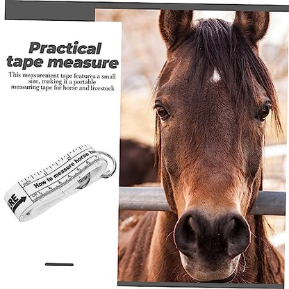 VICASKY Horse Tape Measure 8.2ft Professional Measure Tape Large Markings for Easy Reading Horse Height and Weight Measurement