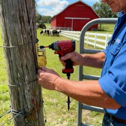 Instant Locking Gate Latch， Heavy-Duty One-Hand Gate Latch for Farm, Ranch & Backyard | Quick Secure Fit, Easy Installation on Wood, Metal & Pipe Gates, Compatible with Any Post or Gate