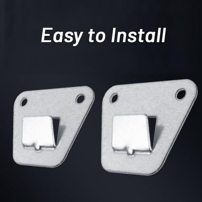 2 Pack Wall Fan Mounting Brackets - Universal Fit Thick Steel Wall Mount Fan Brackets Holders with Fastening Screws(2 Pack)
