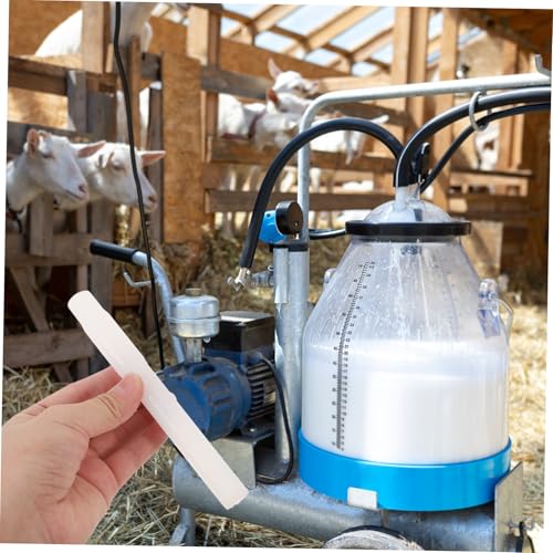 Abaodam 4pcs Milking Machine Accessories Rubber Milk Liner Tube Dairy Cow Goat Farm Milking Supplies Leak Easy to Use