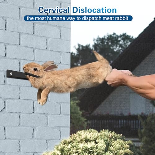 Hopper Popper Rabbit Dispatcher, Humane Rabbit Dispatching Dislocator & Skinning Tool Set, Cervical Dislocation Processing Kit for Small Game