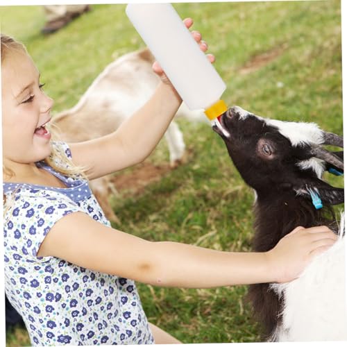 Abaodam 2sets Livestock Feeding Bottles for Cows Sheep Goats Nursing Bottles Calf Goat Milk Dairy Farming Tools Versatile Feeding Tool