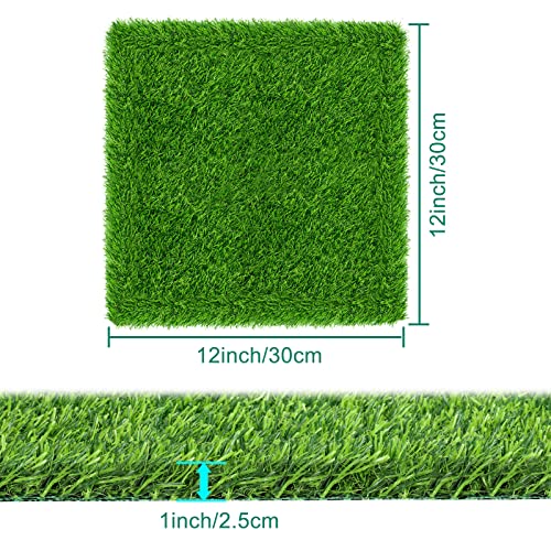 8 Pack Chicken Nesting Box Pads - Washable Artificial Grass Nesting Pads - Chicken Nesting Pads for Chicken Coop and Pet Garden Lawn Indoor Outdoor 12"×12"×1" - color: 8pack-Green
