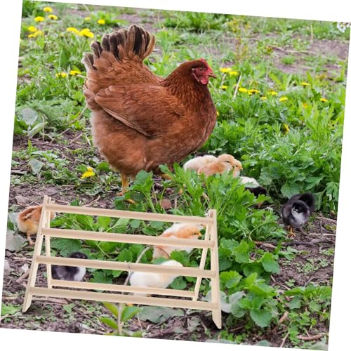 Yardwe Chicken Perch Stand for Poultry Roosting Bar and Climbing Ramp Toy for Chicks and Chickens Easy to Clean Coop Accessory