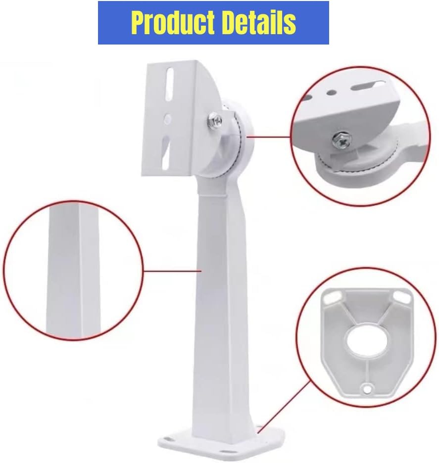 11.8"/30cm CCTV Security Camera Wall Mount Bracket, Universal Indoor Outdoor Wall Mount CCTV Security Camera Housing Mounting Bracket for CCTV Surveillance Camera - size: Aluminum Alloy Camera Wall Mount
