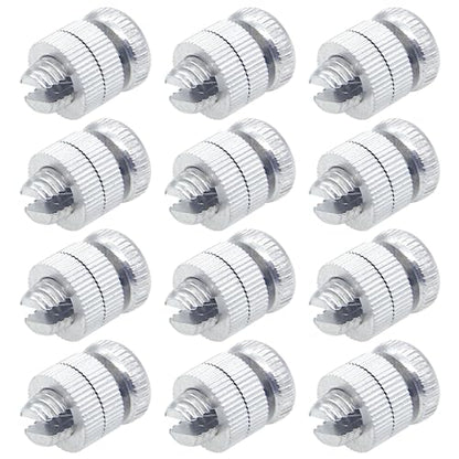 12 PCS Electric Fence Wire Connectors for 12-17 Gauge Aluminum Wire, Spool Galvanized Steel Wire, Poly Rope|Aluminum ALloy split bolts for Reliable Conductivity and Rust & cold Resistance