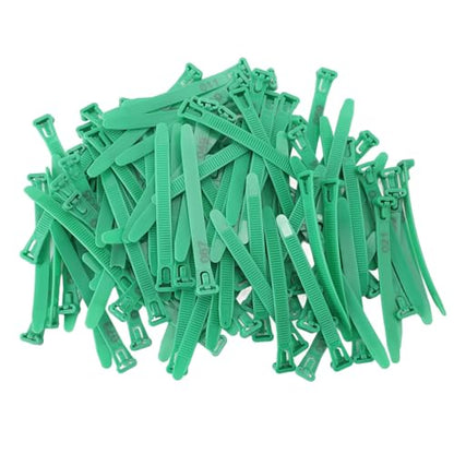 RiToEasysports Adjustable Poultry Leg Bands, Colorfast Lightweight Plastic Bird Identification Rings for Chicken Duck Goose Farm Management, Backyard Flock Tracking, Waterfowl Breeding - color: Green