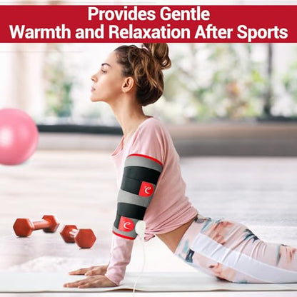 Comfytemp Leg Heating Pad, FSA Eligible Items Only List Wearable Heat Pad for Leg and Calf, HSA Electric Heat Wrap for Thigh/Knee/Arm/Hamstring Soothing Warmth, Birthday Gifts for Mom/Women/Wife/Her - size: Large