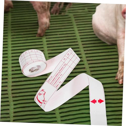 GANAZONO Cattle Weight Measuring Tape Multi Functional Livestock Measurement Tool for Cattle Pigs Horses Compact and Portable Design for and Accurate Weight Tracking