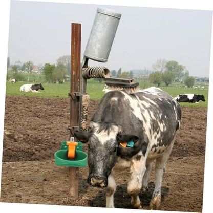 BESPORTBLE 2pcs Automatic Goat and Cow Drinking Bowl Plastic Sheep Waterer Trough Float Valve Livestock Auto Water Dispenser for Cattle and Horses