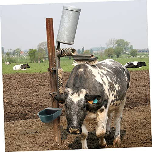 Garneck Automatic Cow Drinking Water Bowl Water Feeder for Livestock Convenient Use for Cattle Horses and Other Farm Animals - color: Dark Green