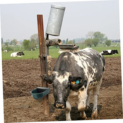 Garneck Automatic Cow Drinking Water Bowl Water Feeder for Livestock Convenient Use for Cattle Horses and Other Farm Animals - color: Dark Green