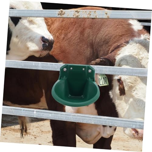 Plastic Sheep Water Bowl Livestock Drinking Feeder for Cattle Goats Sheep Easy to Clean Sturdy Design for Farm Use Automatic Water Dispenser Float Valve