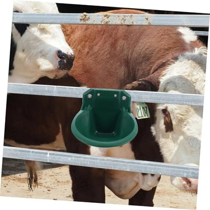 Plastic Sheep Water Bowl Livestock Drinking Feeder for Cattle Goats Sheep Easy to Clean Sturdy Design for Farm Use Automatic Water Dispenser Float Valve