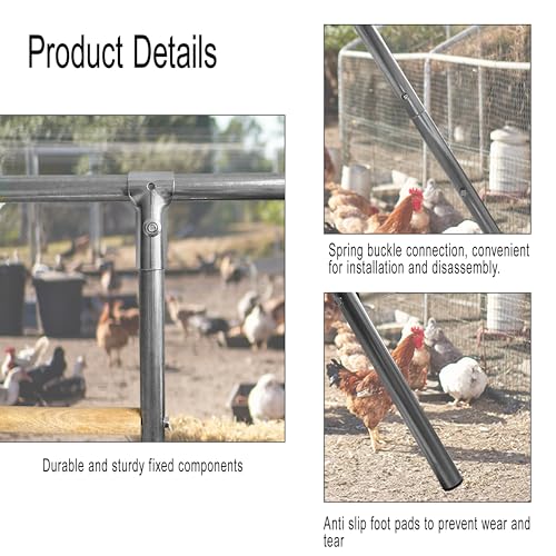 Chicken Roosting Bar, Large Chicken Perch for Coop,Easy to Installation&Clean,Roosting Perch,Roosting Bars for Chickens in Coop,Poultry Toys for Backyard,Poultry coop Accessories(56' L X 39' W)