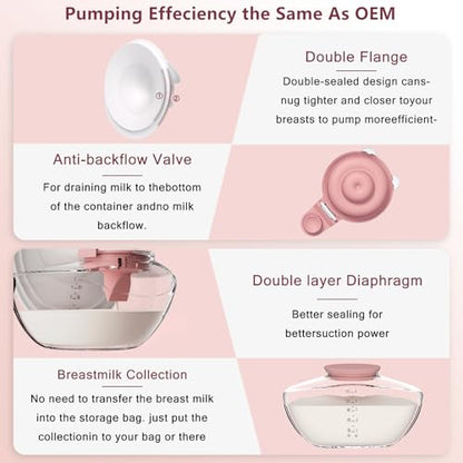 1 Pack M9 Full Set Breast Replacement Part for Momcozy Upgraded Mobile Flow | Upgraded M9, Including 24mm Flange, Red Valve, Diaphragm, Storage Bottle with Red Lip, Not Original Parts,1pc 24mm Overall - size: 1pcs Red 24mm Full Set
