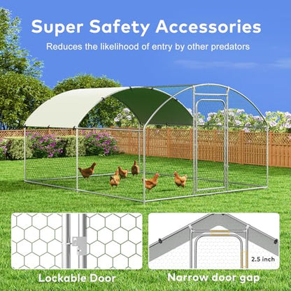 Chicken Coop 119.0" L x 119.0" W x 78.0" H - size: 158.5"L x 120.1"W x 76.8"H