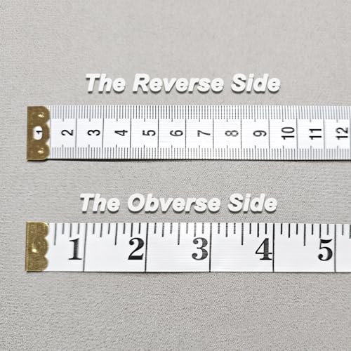 4 Pack 120-inch/300cm Soft Measuring Tape, Double Scale Fabric Craft Tape Measure for Sewing Flexible Vinyl Ruler & Body Measuring Tape for Weight Loss (White) - color: White