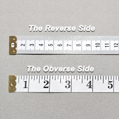 4 Pack 120-inch/300cm Soft Measuring Tape, Double Scale Fabric Craft Tape Measure for Sewing Flexible Vinyl Ruler & Body Measuring Tape for Weight Loss (White) - color: White