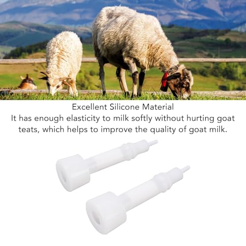 2 Pcs Milking Machine Liners, Soft Silicone Milk Cup Liners for Livestock Breeding, Elastic Milking Liner Parts Replacement for Farm and Home Cow Milking Machine