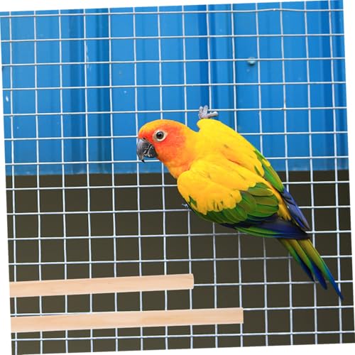 4pcs Natural Parrot Perch Comfortable Bird Perches for Parrots and Cockatiels Includes Easy Maintenance and Aesthetic Design for Bird Cages