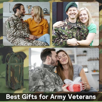 Mirzoyan Woobie Blanket, Military Poncho Liner Camo Insulated Camping Woobie Blanket for Outdoor Hiking Survival Hunting - color: Green-woodland