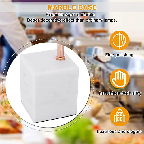 Commercial Food Heat Lamp with Marble Base Infrared Heating Bulb for Food Heating Warmer Light Lamp for Food Service Heat Lamp