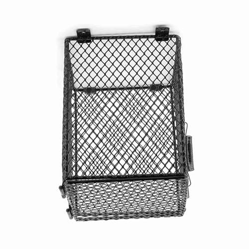ZJchao Heat Lamp Fixture, Reptile Heat Lamp Fixture Pet Reptile Cover Lizard Cage Mesh Cover Light Bulb Heating Lampshade (Circle) (Circle) (Quadrate 2.3in)