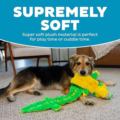Outward Hound Squeaker Matz Plush Gator Dog Toy, XXL - size: 2X-Large (Pack of 1)