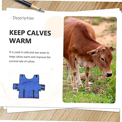Toddmomy 1pc Calf Coat Thickened Warm Vest for Cold Weather Easy to Wear Windproof and for Calves for Daily Use