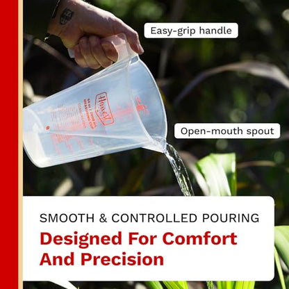 The Harvest Company 5000ml Calibrated Measuring Cup, Milliliters and Ounces, Clear Plastic with Spout for Mixing and Measuring Fertilizers, Pesticides and More - size: 5000ml