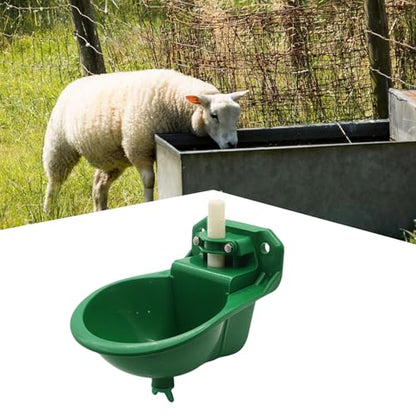 Sheep Water Bowl Automatic Drinking Waterer Float Valves Touch Switching Water Dispenser for Goat Cattle Horse Piglets ABS Animal Drinking Bowl