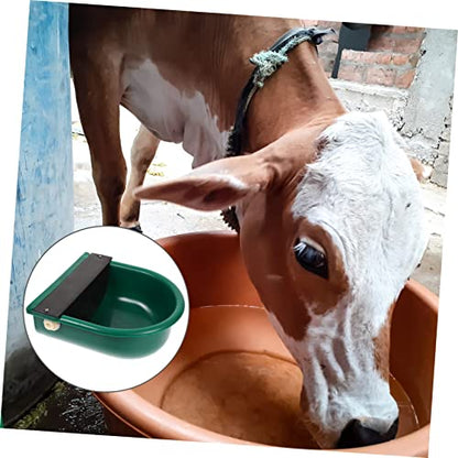 Didiseaon Farm Waterer Bowl Capacity Plastic Livestock Trough for Cattle Horses Sheep Goats