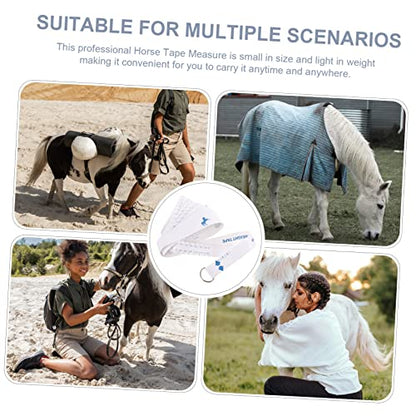 DOITOOL Multi-use Horse Measuring Stick Horse Tape Measure for Weight Height Chest Leg Easy to Carry