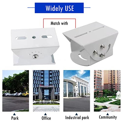 Universal Security Camera Mount Bracket - Heavy Duty Metal Adapter for PTZ, Dome Surveillance Cameras | Wall, Ceiling, Pole Mount Compatible | Indoor/Outdoor Use
