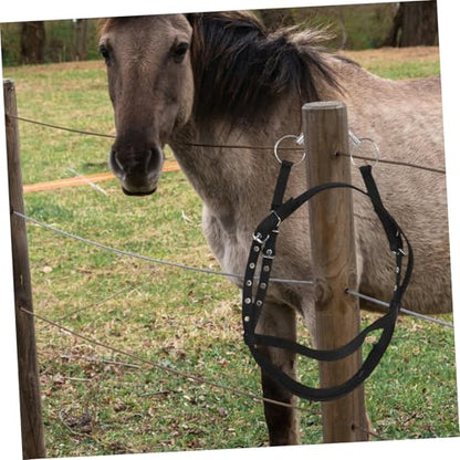 Adjustable Rope Halter Comfortable Nylon Material Matching Rope for Equestrian Training Travel and Everyday Use