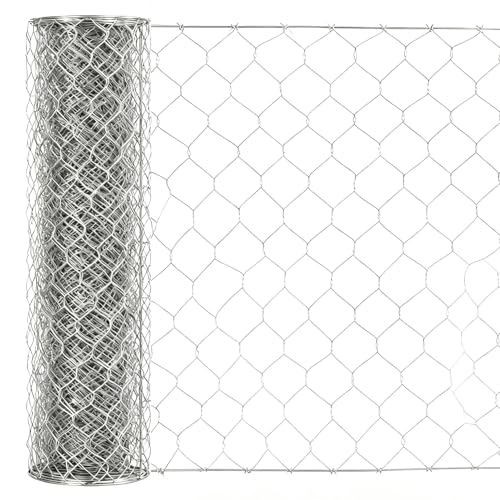 Wire Mesh Roll for Poultry Cages 36IN x50FT- Heavy Duty Fencing Net for Farm Garden Animal Plant Protection, Chicken Wire Fence, Easy to Install Fencing for Rabbits, Birds, Vegetables (Hexagon) - color: Hexagon