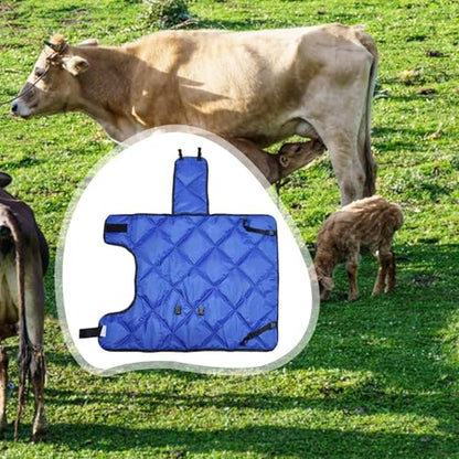 Calf Warm Blanket Cattle Vest Cow Protector Coat Livestock Thermal Pad Waterproof Oxford Suitable for Cold Animal Care 95cmx70cm