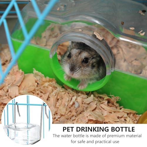 Small Animal Water Bottle 2 Pack, No Drip Guinea Pig Water Bottle & Rabbit Water Dispenser, 350ml Leakproof Pet Water Dispenser for Hamster, Bunny & Small Pet Cage Accessories