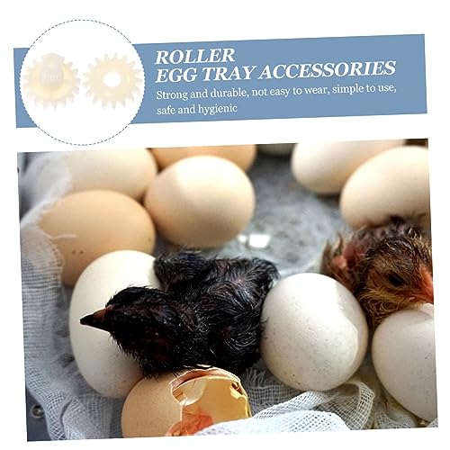 SUPVOX 30 Pcs Automatic Egg Turner Incubators Incubator for Chicken Eggs Automatic Egg Incubator Hatching Machine Supplies Gear for Incubator Egg Turning Gear Incubator Parts Copper Motor, Beigex3pcs