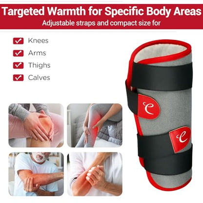 Comfytemp Leg Heating Pad, FSA Eligible Items Only List Wearable Heat Pad for Leg and Calf, HSA Electric Heat Wrap for Thigh/Knee/Arm/Hamstring Soothing Warmth, Birthday Gifts for Mom/Women/Wife/Her - size: Large