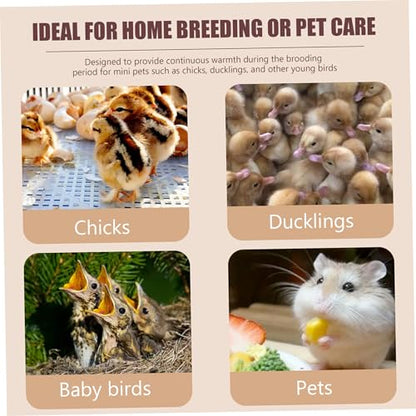 Heat Lamp for Chicks, Chick Brooder Heat Plate, Adjustable Height & Angle Chick Warmer, Energy-efficient Heating Plate for Chicks, Orange Yellow..