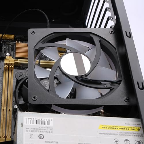 YAODHAOAD Fan Mount Stand Bracket, Metal Computer Case Fan Mount Rack Kit, Universal PC Case Fan Holder Accessory for Enhanced Cooling System DIY(2PCS) (9CM) - size: 9CM