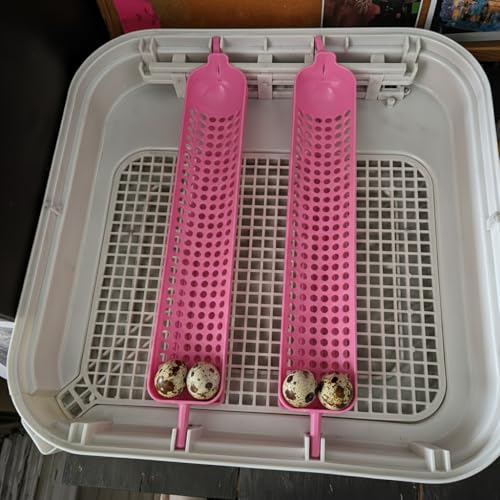 Egg Basket for Maticoopx 30 & Kufika 24 Incubator, 3D Printed Hatching Basket Replacement, Durable Egg Holder Tray for Chicken, Quail & Poultry Incubation (Pink, Small) - color: Pink, size: small