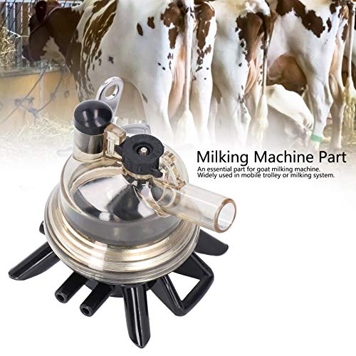 HEEPDD 150ml Milk Claw, Handling Supplies Replacement Part for Cow Sheep Goat Milker Machine, with Multiple Manifolds for Easy Installation and 150ml Milk Claw, Plastic